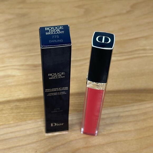 Christian Dior Rouge Dior Brillant Lip shine & Care #775 Darling NEW - Picture 2 of 3